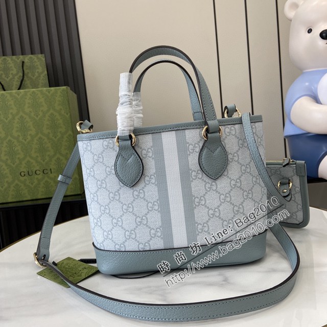 Gucci專櫃古馳最新款Ophidia系列迷你托特包手提包字母包 jh2505型號：811716